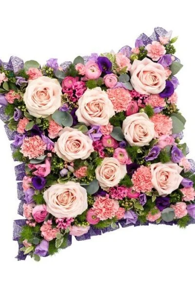 Cushion funeral tribute